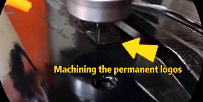 ost-machining for vacuum forming parts,post-machining to permanent logos