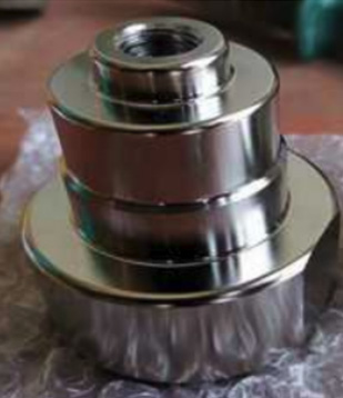 Steel part with electrolytic polishing