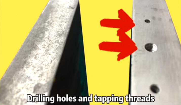 Post-machining for die casting parts,post-machining drill holes and tap threads