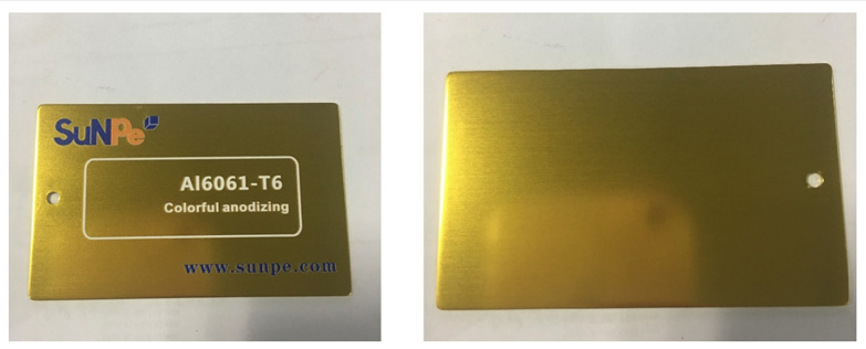 Anodizing effect for aluminium