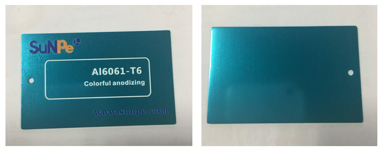 Anodizing with matt texture