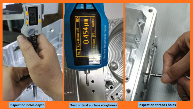 Final QC inspection the parts