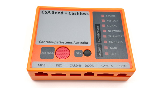 Enclosure of cashless payment system for vending machine