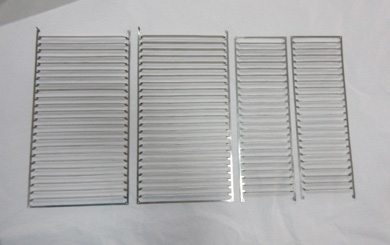 Sheet metal welded grille