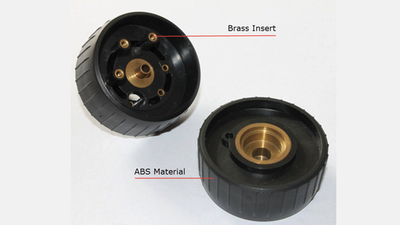 Automotive plastic injection molding parts- Molded-In Threaded Inserts