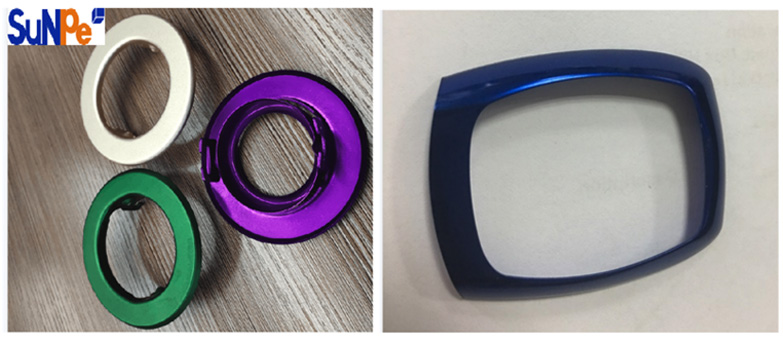 colorful anodizing part,colorful anodize sample from SuNPe