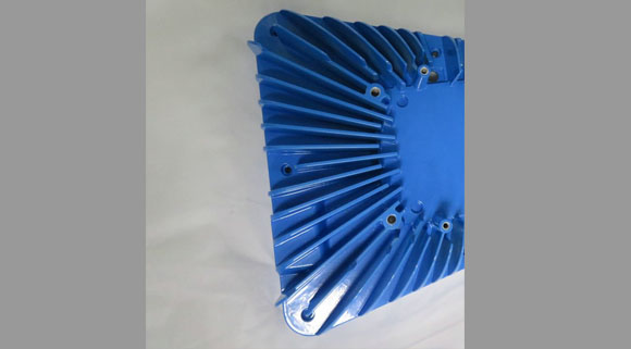 Colorful powder coating ADC12 die casting part